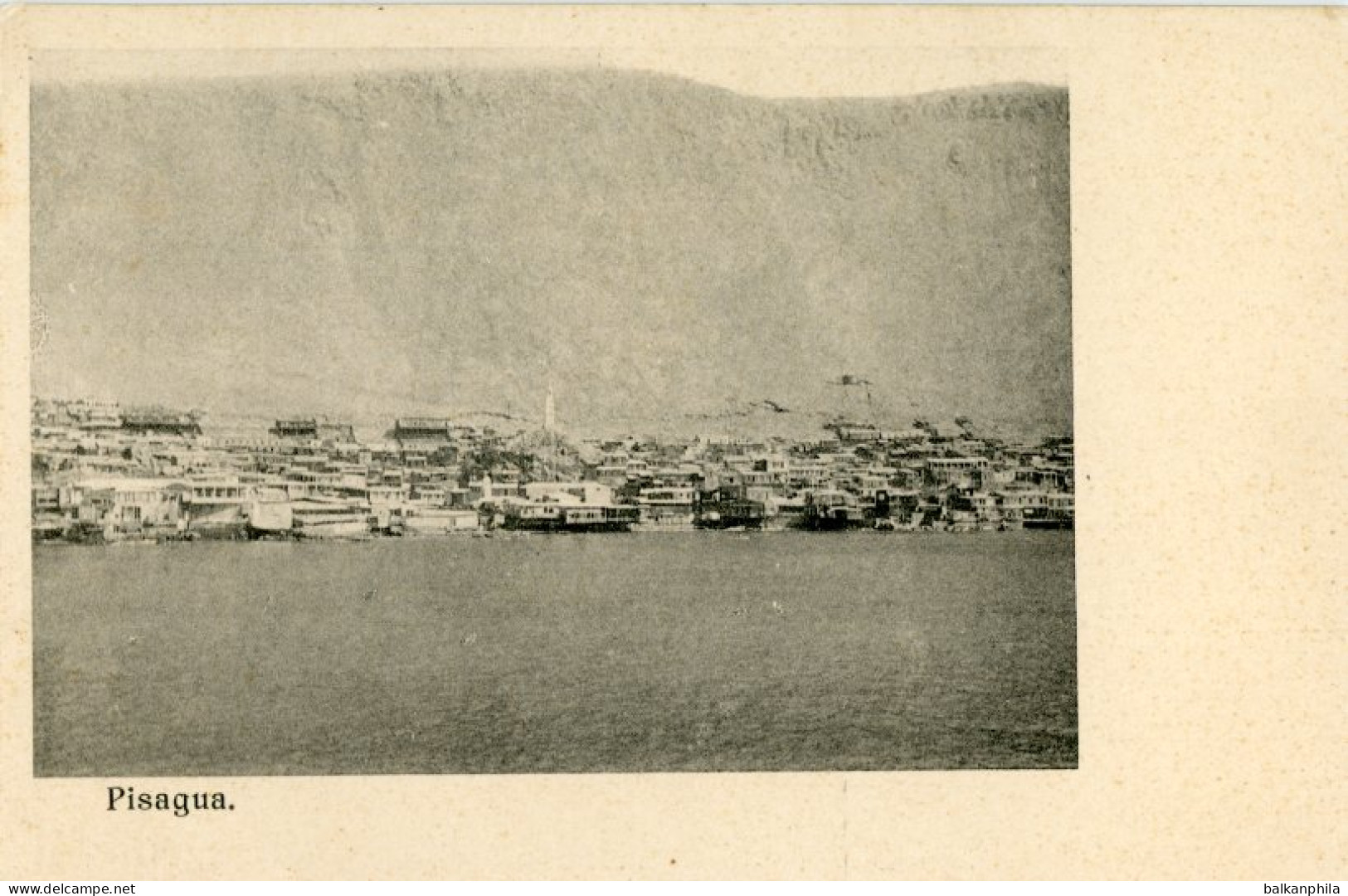 Chile Pisagua view from sea