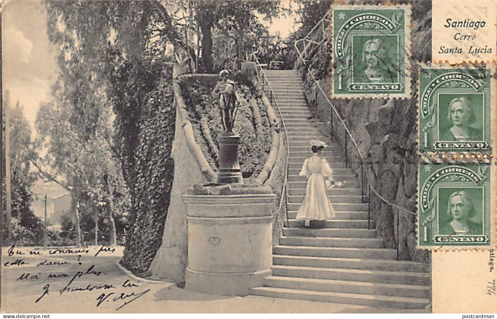 Chile - SANTIAGO - Cerro Santa Lucia - Ed. desconocido