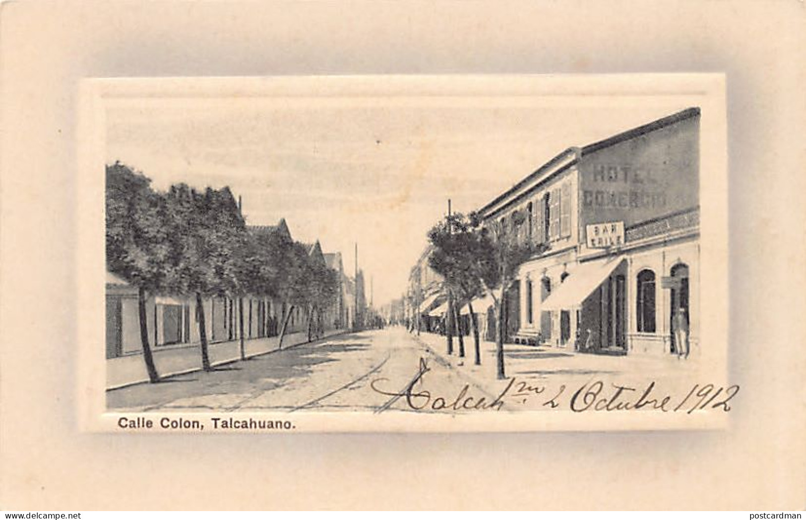 Chile - TALCAHUANO - Calle Colon - Hotel Comercio - Bar Chile - Ed. Libreria A. Parra