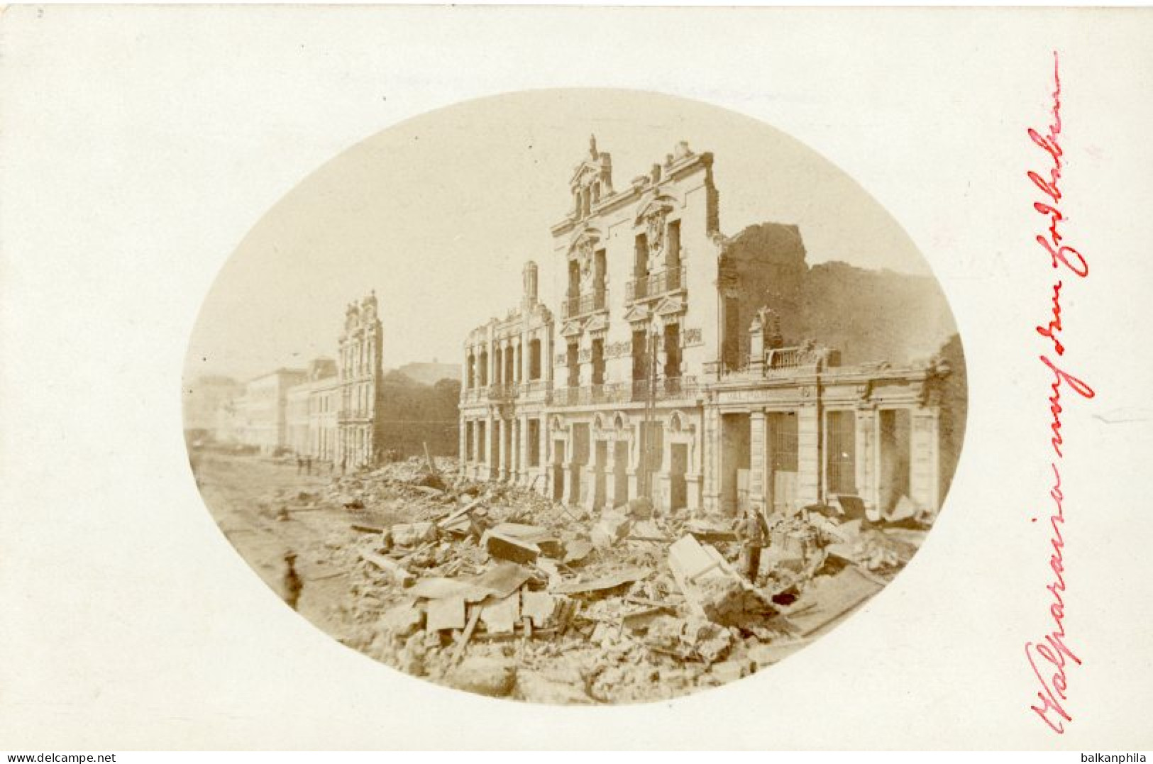 Chile Valparaiso Earthquake photocard