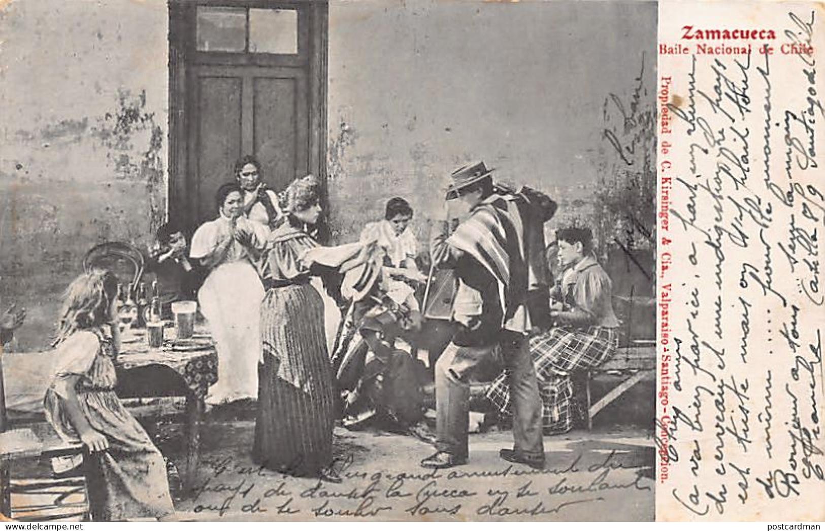 Chile - Zamacueca - Baile nacional de Chile - Ed. C. Kirsinger & Cia.