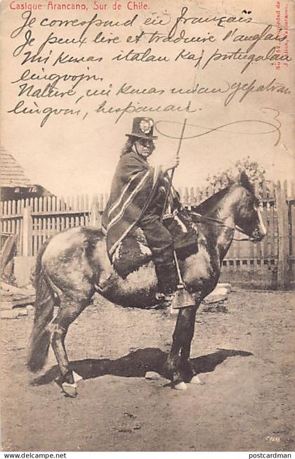 Chile - Cacique Araucano ) Sur del Chile - Ed. J. Allan 152