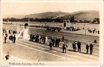 PC CHILE, VALPARAISO, SPORTING CLUB CHILE, Vintage REAL PHOTO Postcard (b65699)