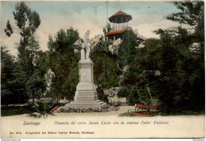 Santiago - Plauela del cerrro Santa Lucia - Chile