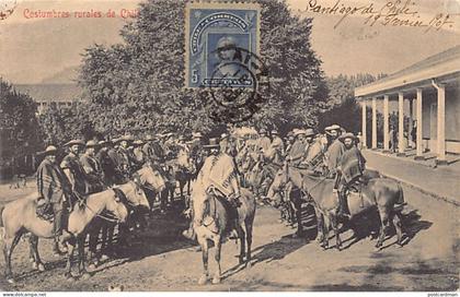 Chile - Costumbres rurales de Chile - Ed. desconocido