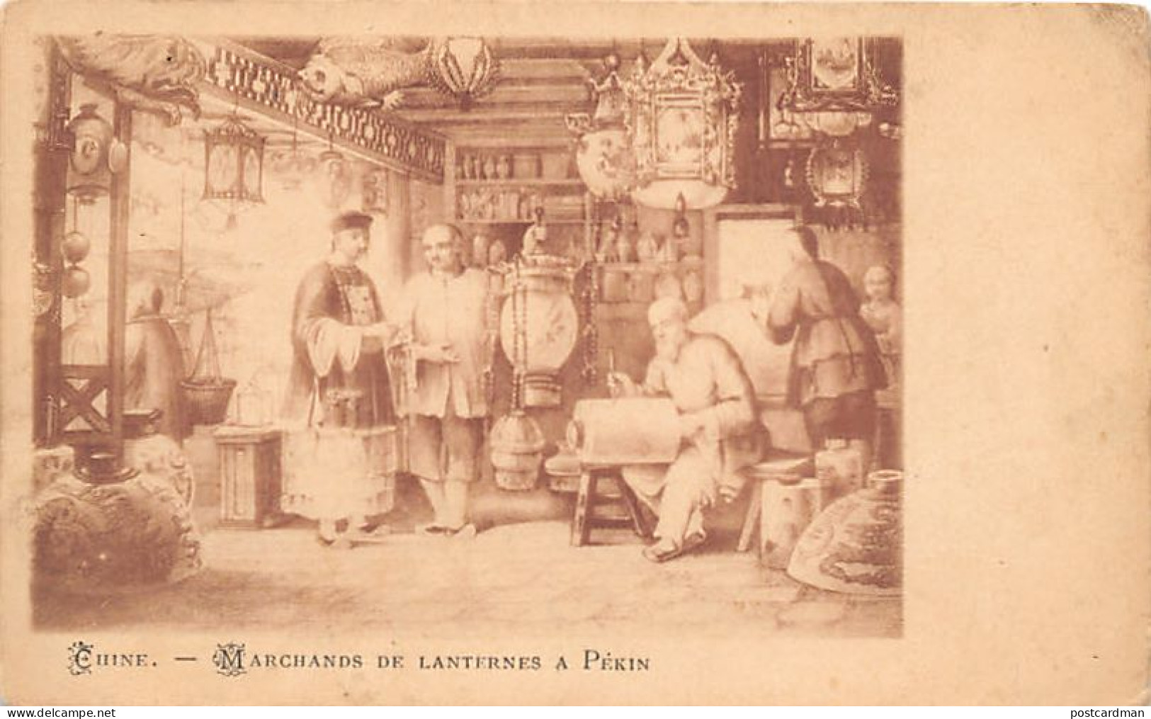 China - A lantern seller in Beijing - Publ. unknown