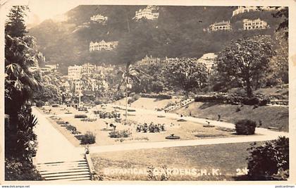 China - HONG KONG - Botanical gardens - REAL PHOTO - Publ. unknown