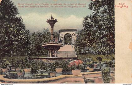 China - HONG-KONG - Grant Triumphal Arch - SEE SCANS FOR CONDITION - Publ. The Hong-Kong Pictorial Postcard Co.