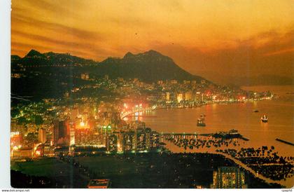 CPM Hong Kong Evening scene of Hong Kong island