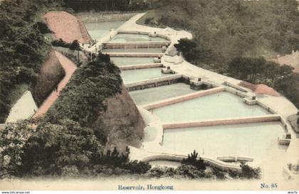 PC CHINA, HONGKONG, RESERVOIR, Vintage Postcard (b21400)