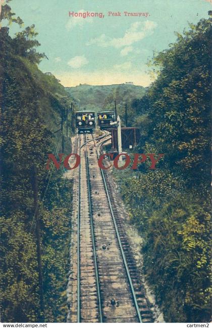 HONGKONG PEAK TRAMWAY HONG-KONG CHINE CHINA CINA