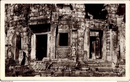 CPA Angkor Wat Kambodscha, Ruinen, Angkor Thom, Soubassements, Türme, Terrasse