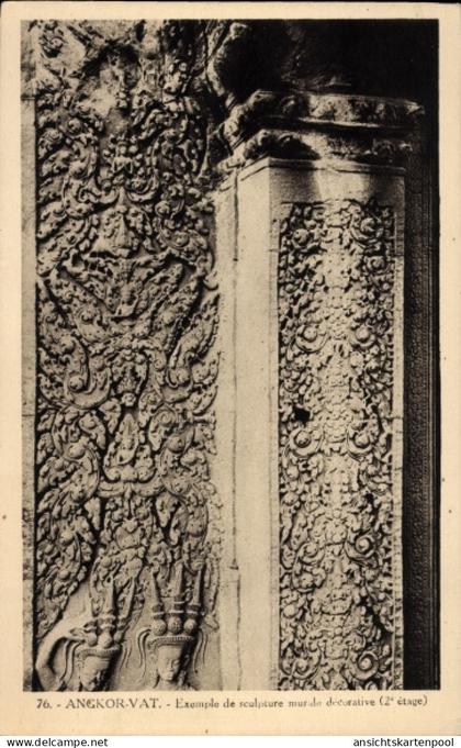 CPA Angkor Wat Kambodscha, Skulptur