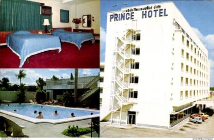 CPA Bangkok Thailand, Prince Hotel, Hotelzimmer, Schwimmbad, moderne Architektur