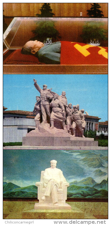 Mausolée de Mao Zedong à Pékin - 10 CP - CIRCA 1977