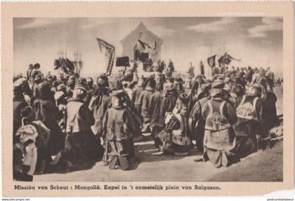 Missiën van Scheut - Mongolië - Kapel in't onmetelijk plein van Balgason