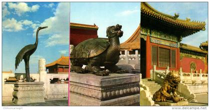 Pékin - Cité Impériale - Monuments - Statues Bronzes - 10 CP - CIRCA 1977