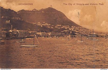 China - HONG KONG - The city of Victoria and Victoria Peak - Publ. Komor & Komor