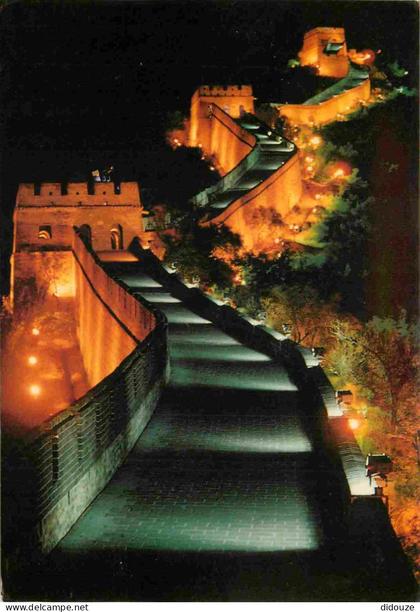 Carte Postale - Chine - Beijing - A spectacular charm at night badaling great wall beijing - CPM - Voir Scans Recto-Vers