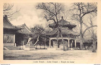 China - BEIJING - Lama Temple - Publ. L. Wannieck