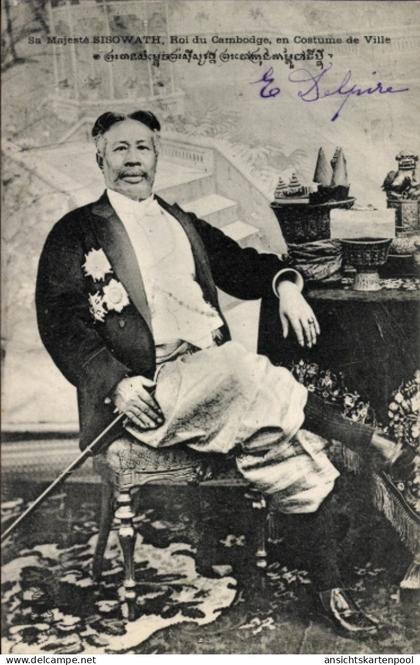 CPA Kambodscha, Roi Sisowath, Tracht