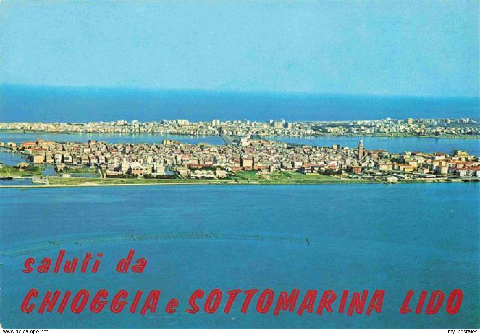 CHIOGGIA VENEZIA Venedig Venice Venise IT Fliegeraufnahme