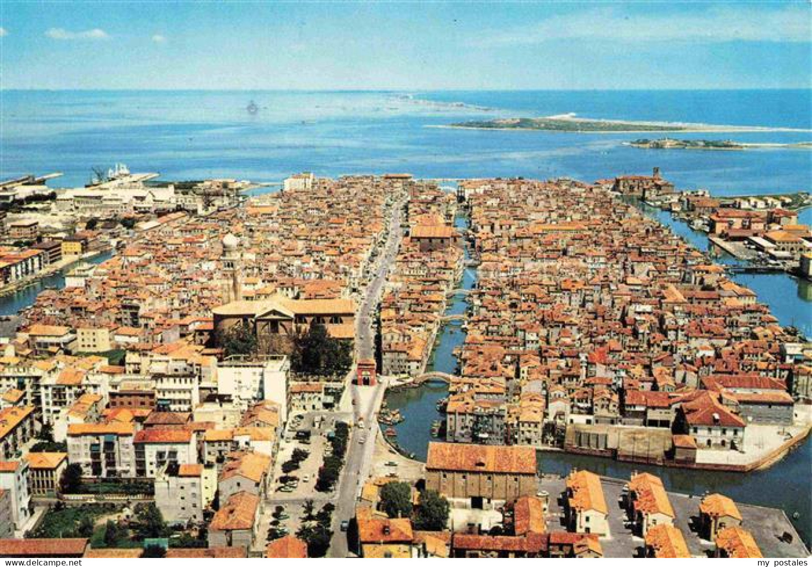 CHIOGGIA VENEZIA Venedig Venice Venise IT Fliegeraufnahme