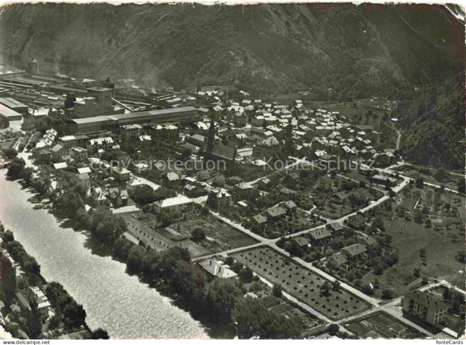 Chippis SIERRE VS Vue aérienne