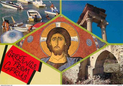 Carte Postale - Chypre - Greetings from Aphrodite's Island - Multivues - CPM - Voir Scans Recto-Verso