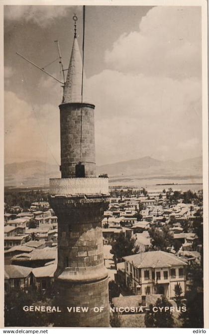 *** CHYPRE ***  CHYPRE general view of  Nicosia CYPRUS -stamped TTB
