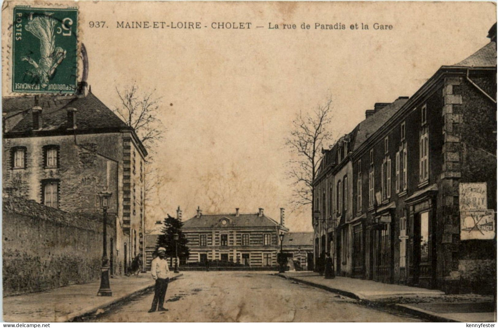 Cholet - La rue de Paradis