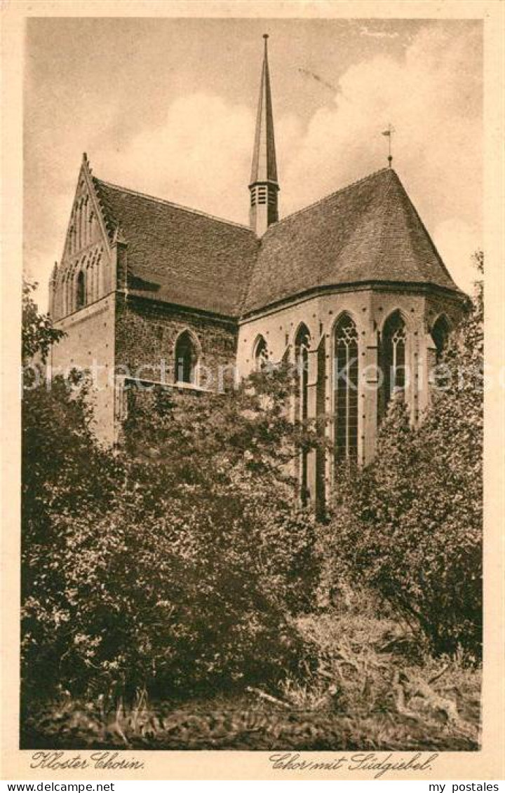 Chorin Closter Chorin Chor mit Suedgiebel
