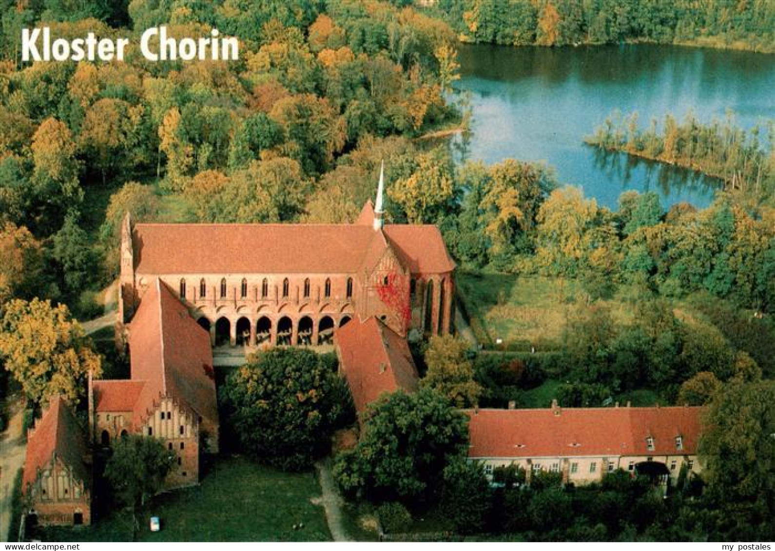 Chorin Kloster Chorin Fliegeraufnahme