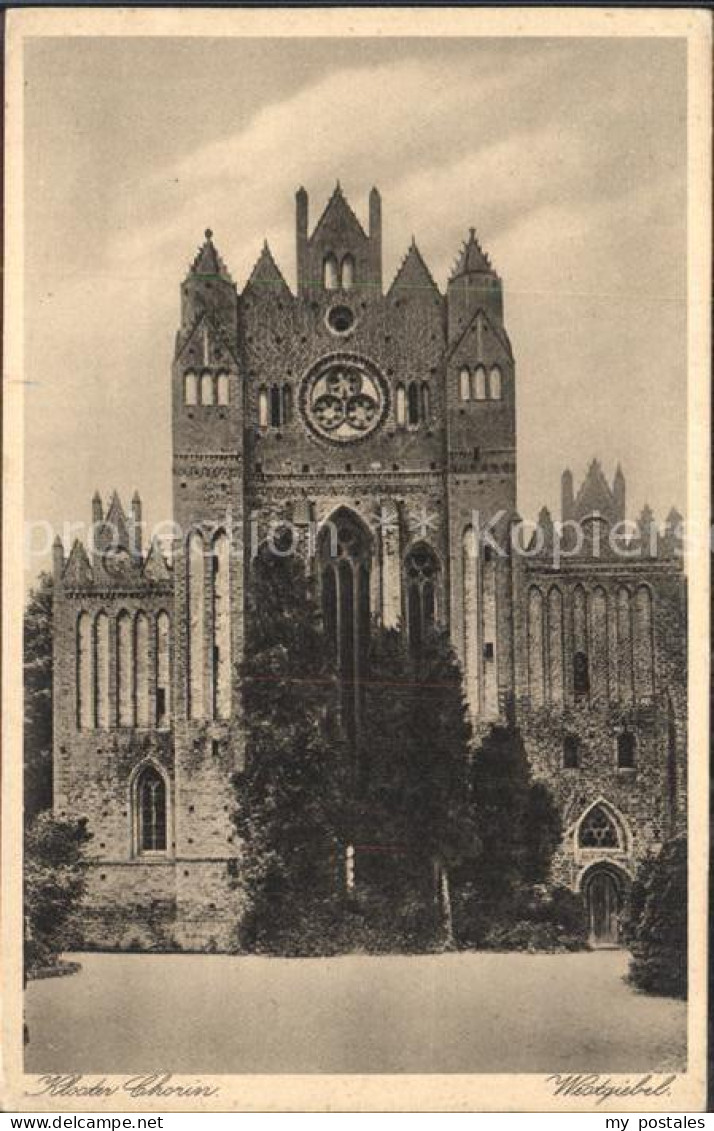 Chorin Kloster Chorin Westgiebel