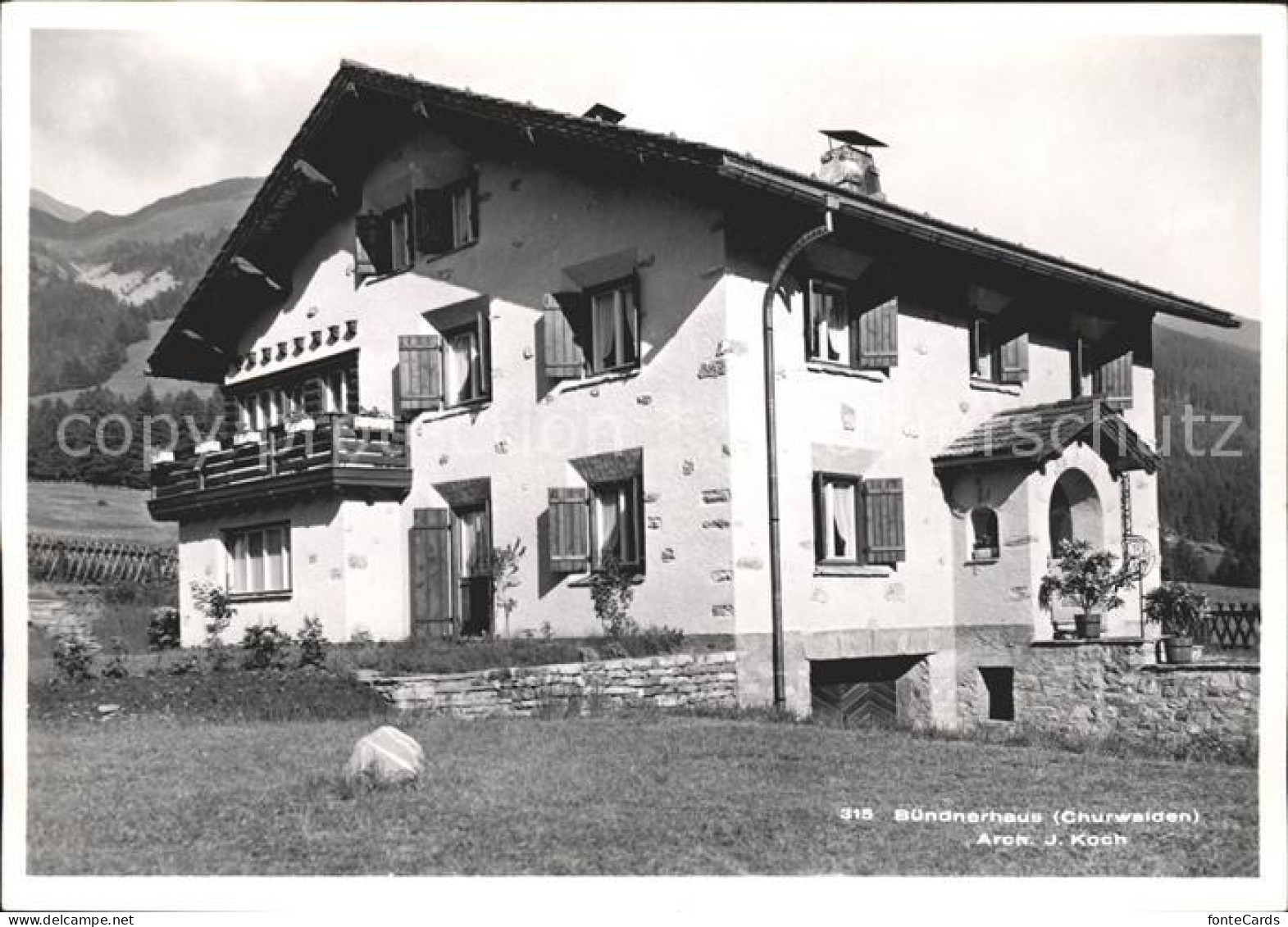 Churwalden Buendnerhaus Churwalden
