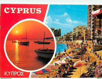 Carte Postale - Chypre - Cyprus - Multivues - Scènes de Plage - CPM - Voir Scans Recto-Verso - Poscard - Carta Postal -