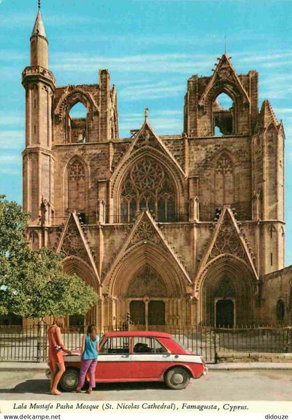 Carte Postale - Chypre - Famagusta - Lala mustafa pasha mosque st nicolas cathedral - Automobiles - CPM - Voir Scans Rec