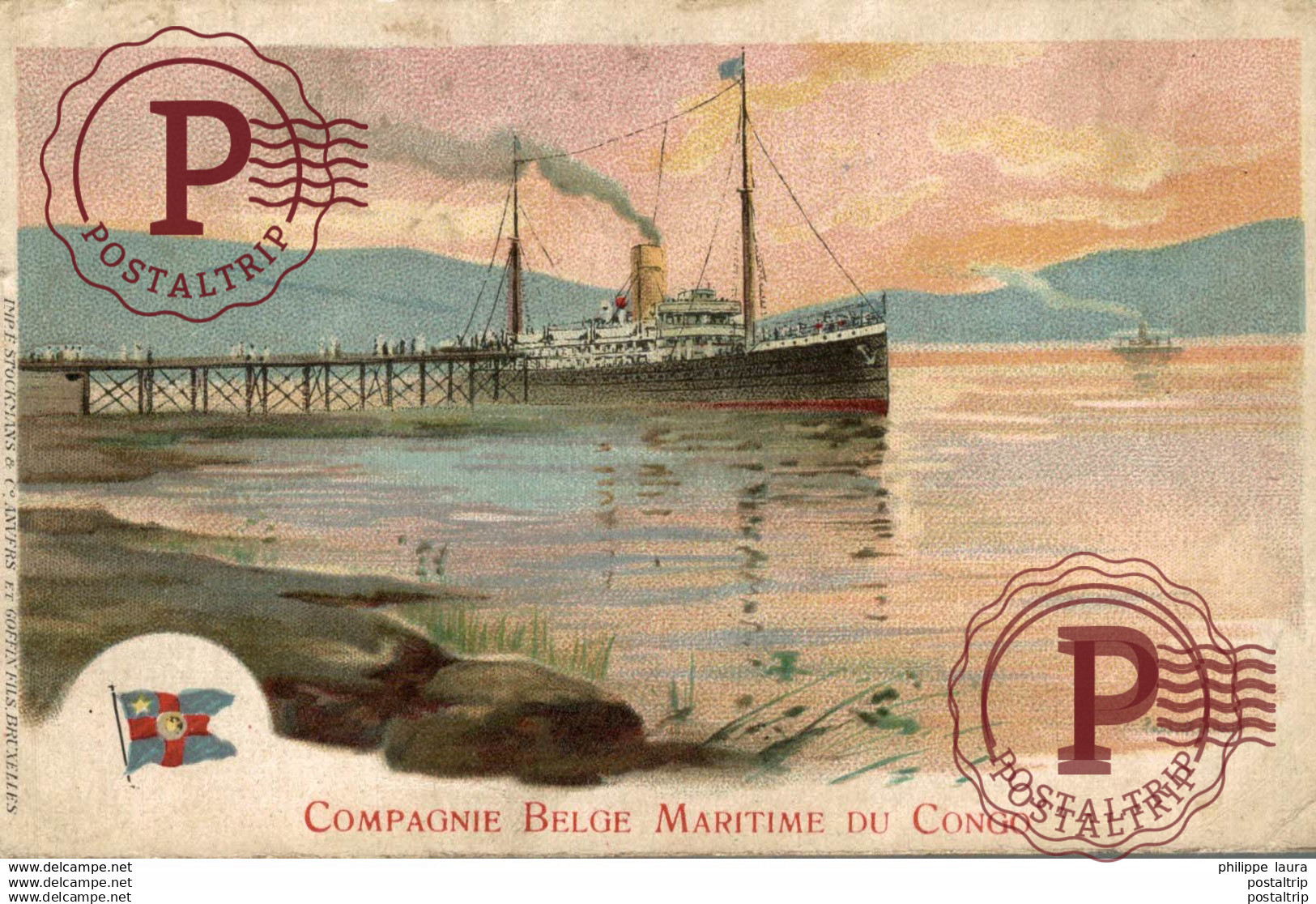 CIE BELGE MARITIME DU CONGO   Bâteaux - Paquebots