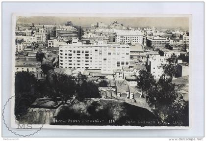 Old Real Photo Postcard Santiago de Cile - Vista Parcial - Olivero Prop.