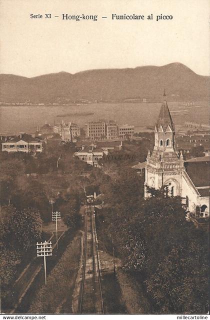 HONG KONG - Funicolare al picco - Italian Mission - Postcard