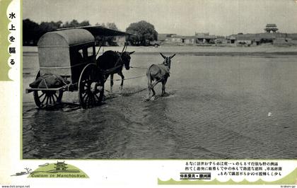 CHINA, CINA - Custom in Manchoukuo - Antichi Mestieri - #017