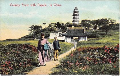 China - Country view in China - A pagoda - Publ. Kingshill 133