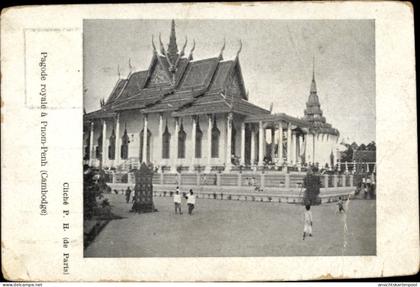 CPA Phnom Penh Kambodscha, Pagode royale