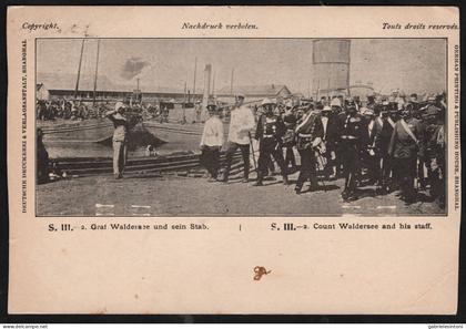EST 837 - 24/4/1901 - Illustrated post card sent from China to Italy.