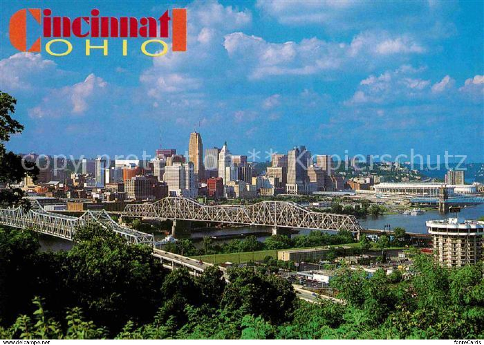 Cincinnati Ohio Skyline