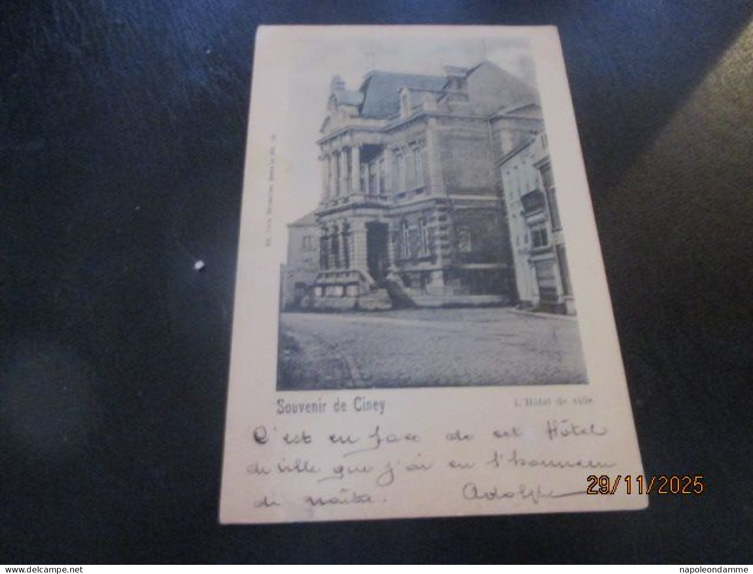 Ciney,Souvenir, L'Hotel de Ville