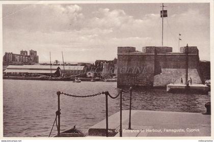 CYPRUS - Entrance to Harbour, Famagusta, Postcard