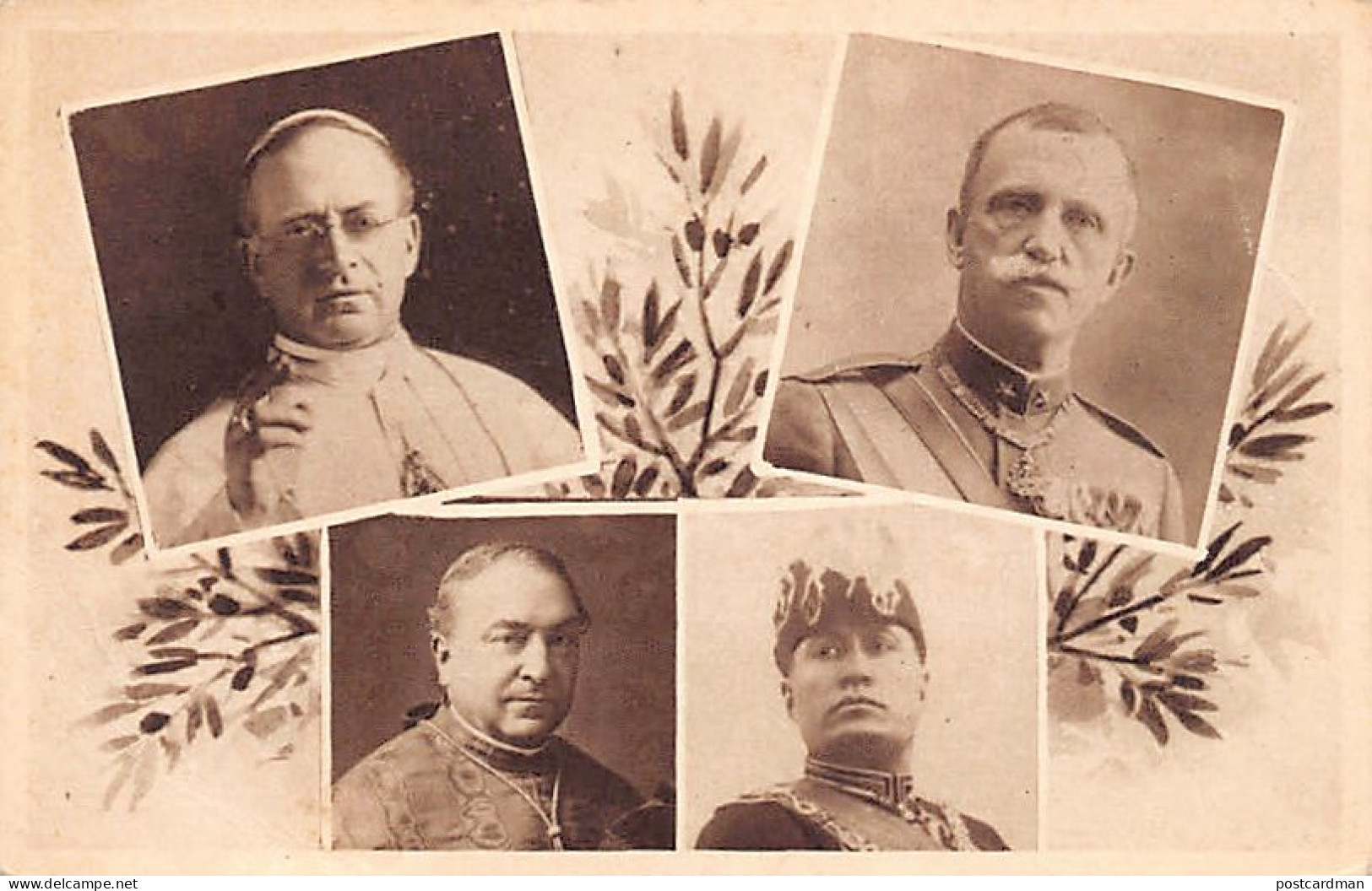 Città del Vaticano - La conciliazione fra l'Italia e il Vaticano - Mussolini