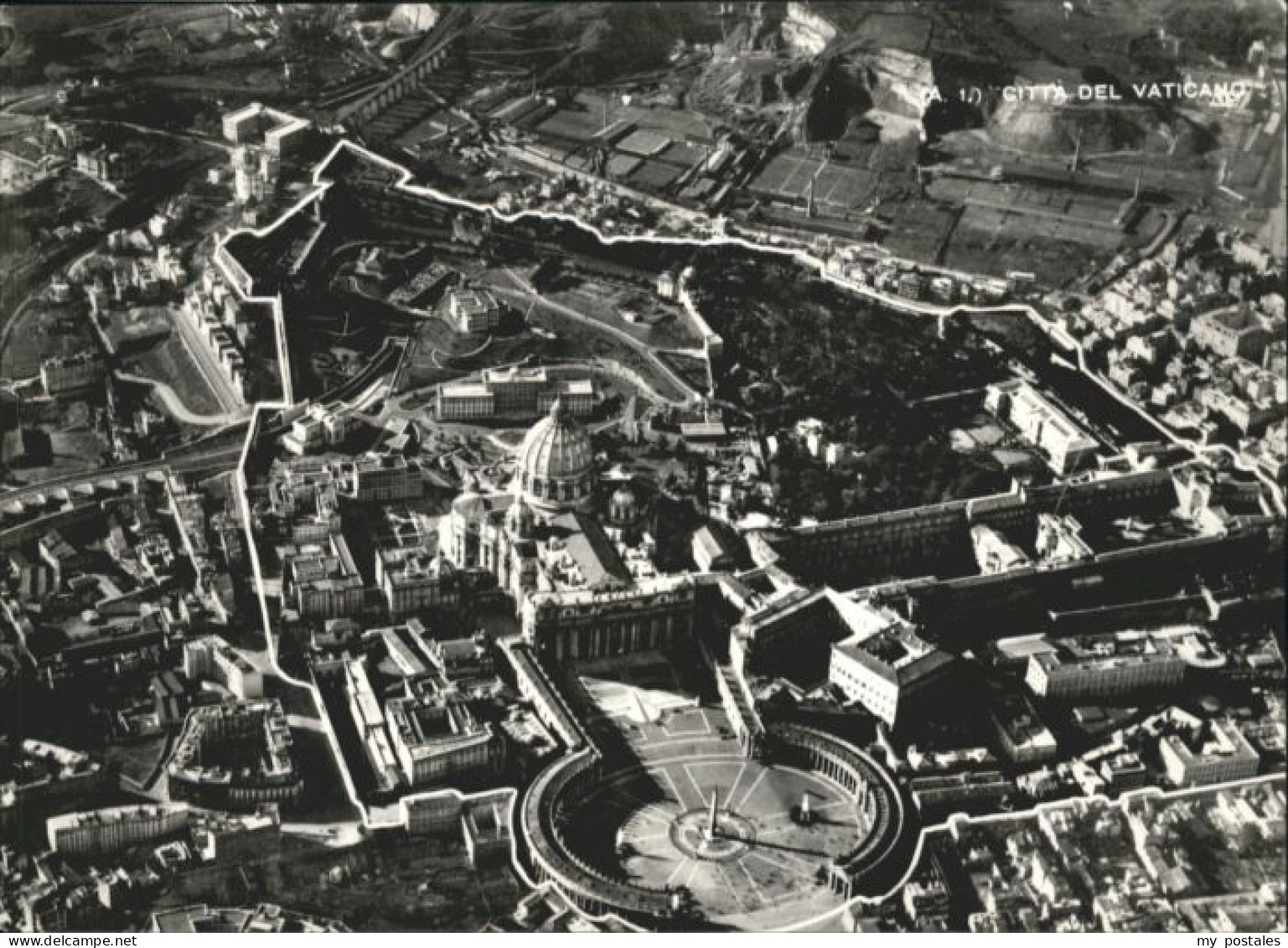 Citta Fliegeraufnahme Vaticano