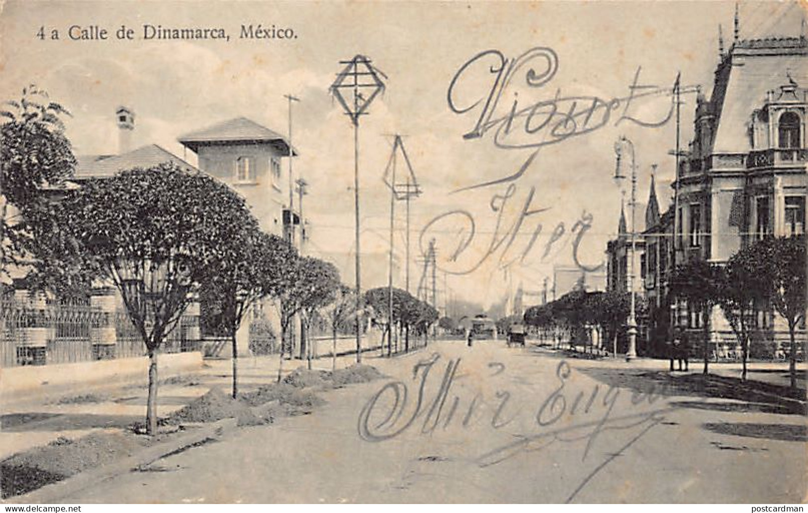 Ciudad de México - Calle de Dinamarca - Ed. desconocido